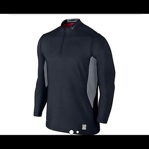 Nike Pro Combat Hyperwarm Dri Fit Fitted Shirt